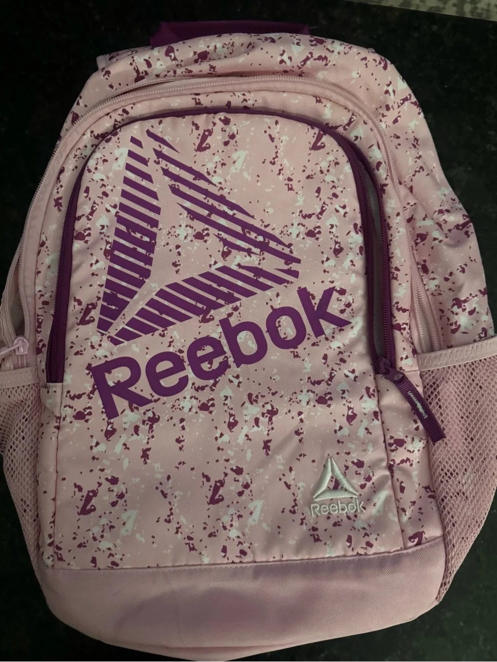 Reebok Light Pink Interior Backpack